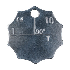 Adattábla egyágú emelt teherbírású láncfüggesztékhez